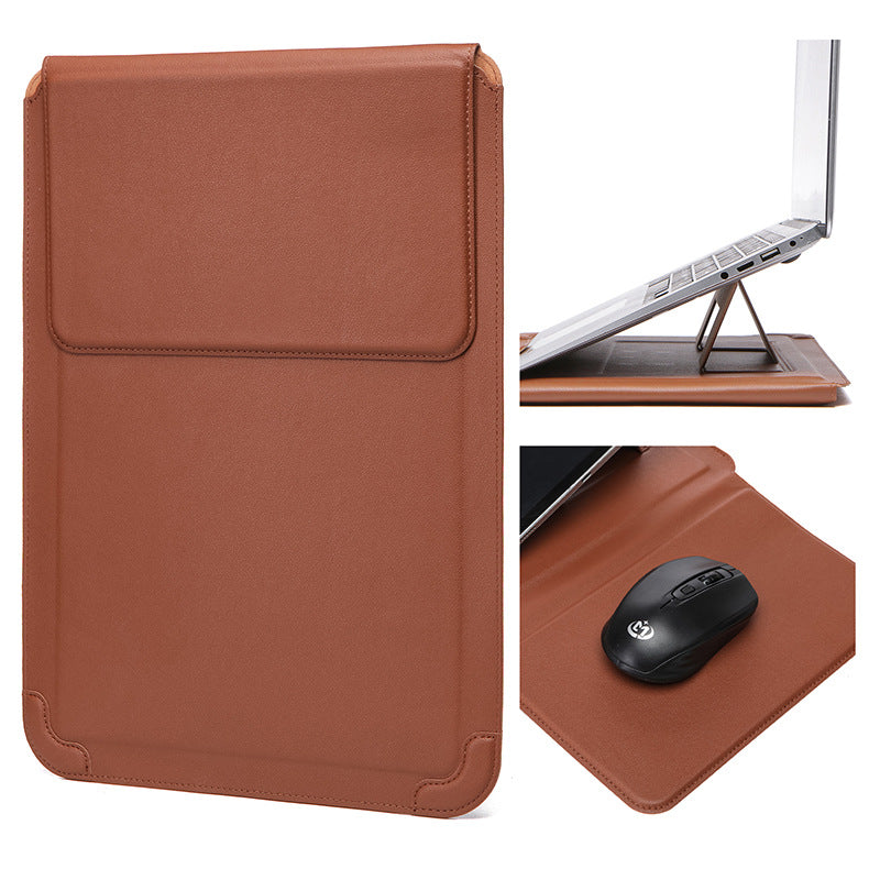 Laptop Sleeve With Built-in Bracket For Cooling Suitable For Slim And Lightweight Business Laptops