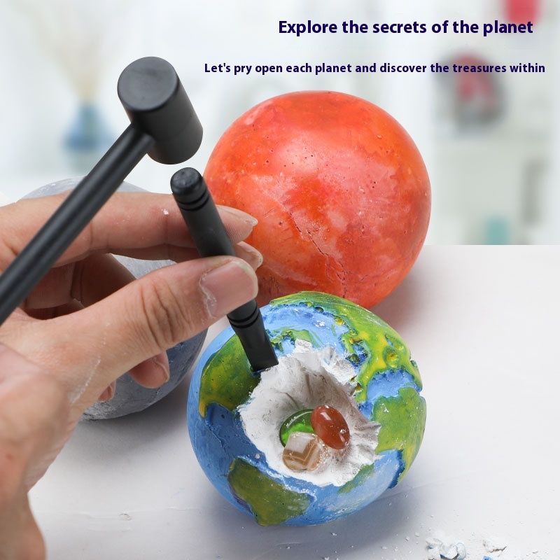 Archaeological Excavation Toys Solar System Planets Earth Blind Boxes