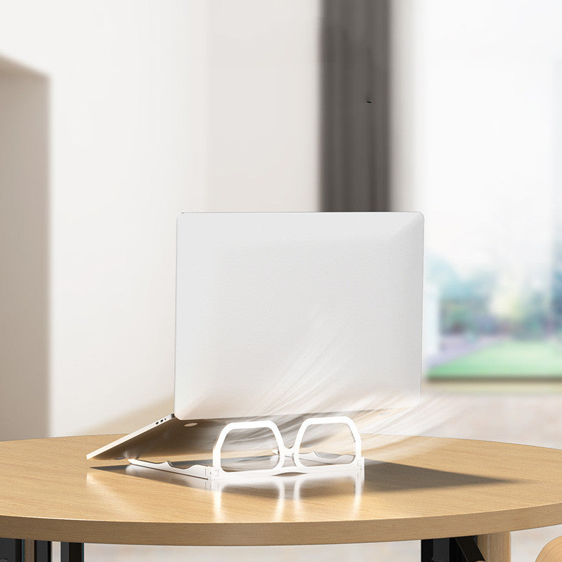 Portable Foldable Glasses Notebook Enhanced Cooling Desktop Stand