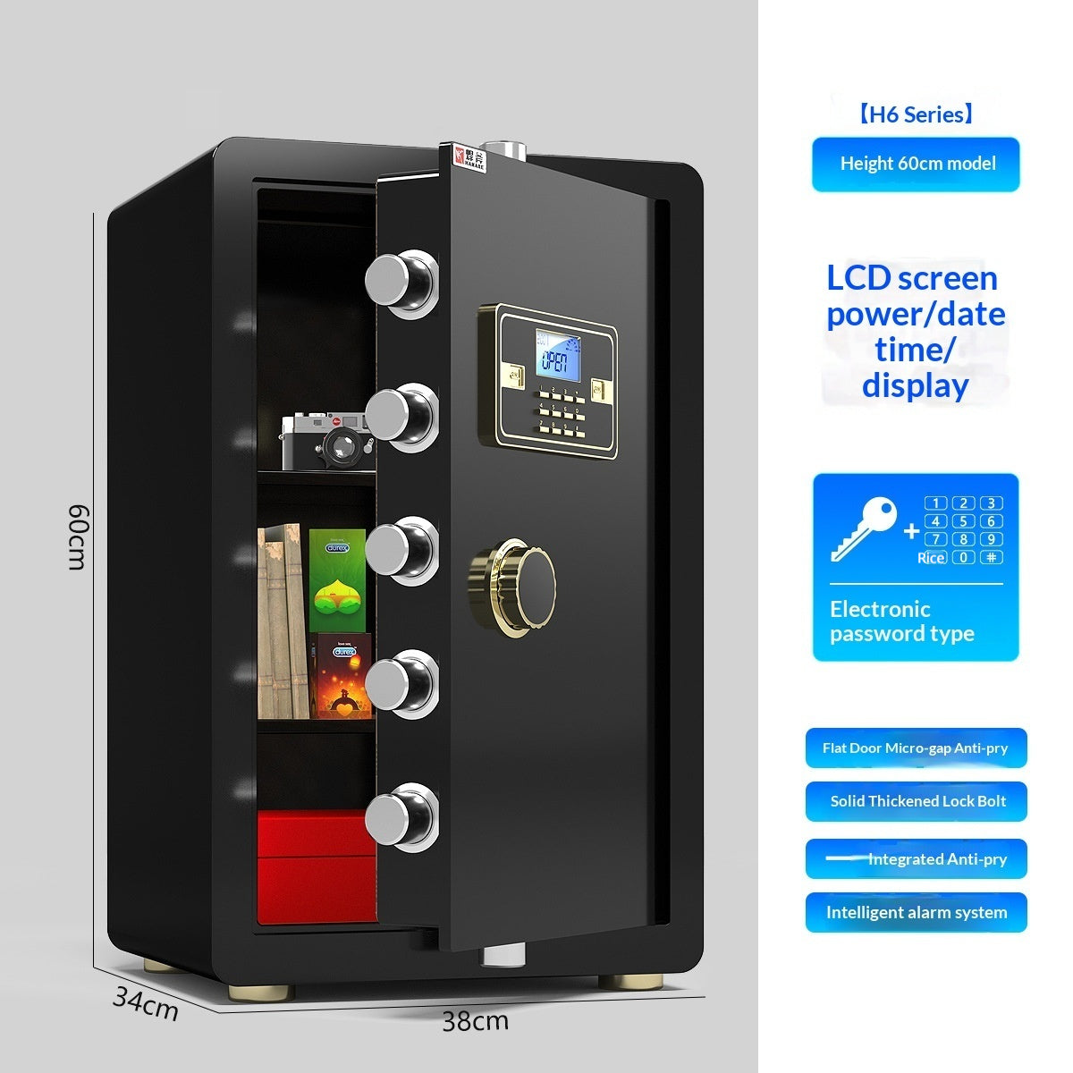Home Wall-mounted Office Anti-theft Safe