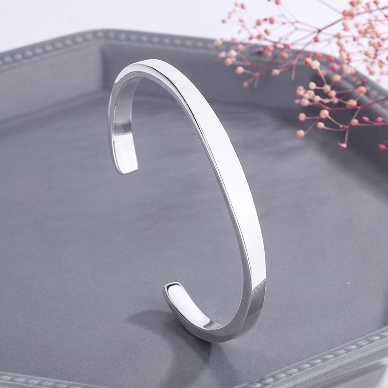 Simple Korean-style Solid Plain Bracelet For Women