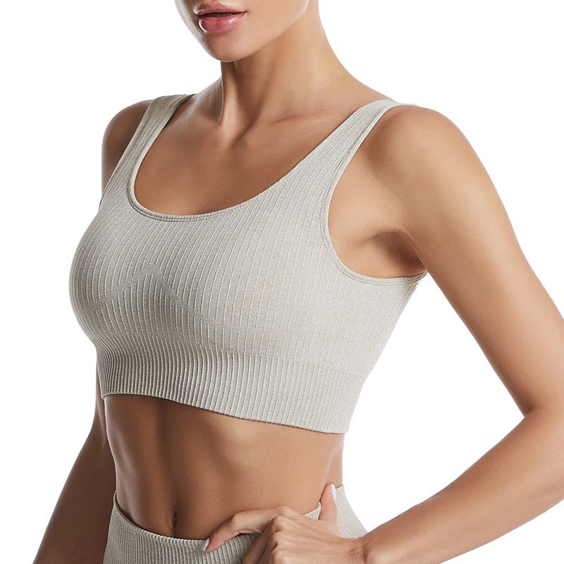 Plus Size Shockproof Fitness Push Up Yoga Vest