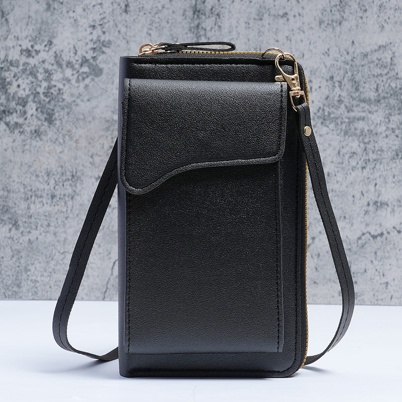 Fashionable Korean-style Shoulder And Crossbody Bag Womens Long Wallet