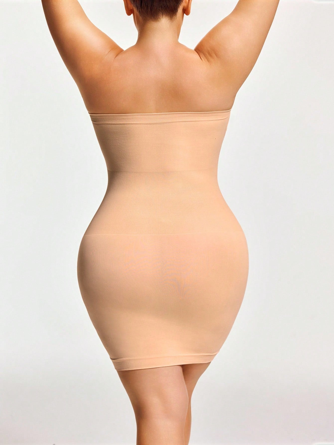 Women's Firm Control Strapless Shapewear Dress - Full Body Contour & Slimming