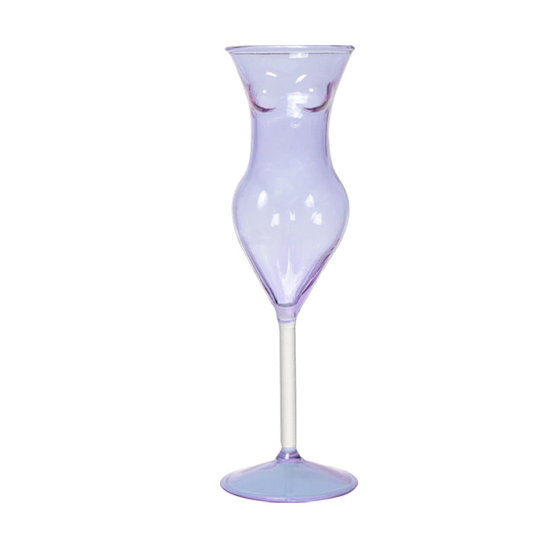 Beauty Champagne Glass Creative Cocktail Glass Nude Women's Cup Personalized Goblet Barware