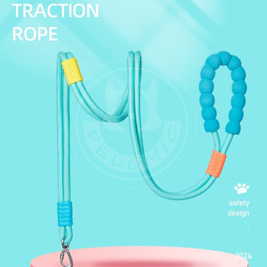 Two-section Dog Leash Cross-body Multi-functional P-shaped Rope