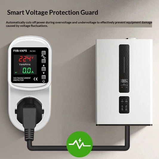 Self-Resetting Over Under Voltage Protection Socket Current Limit For Home Air Conditioner South Africa Standard Plug