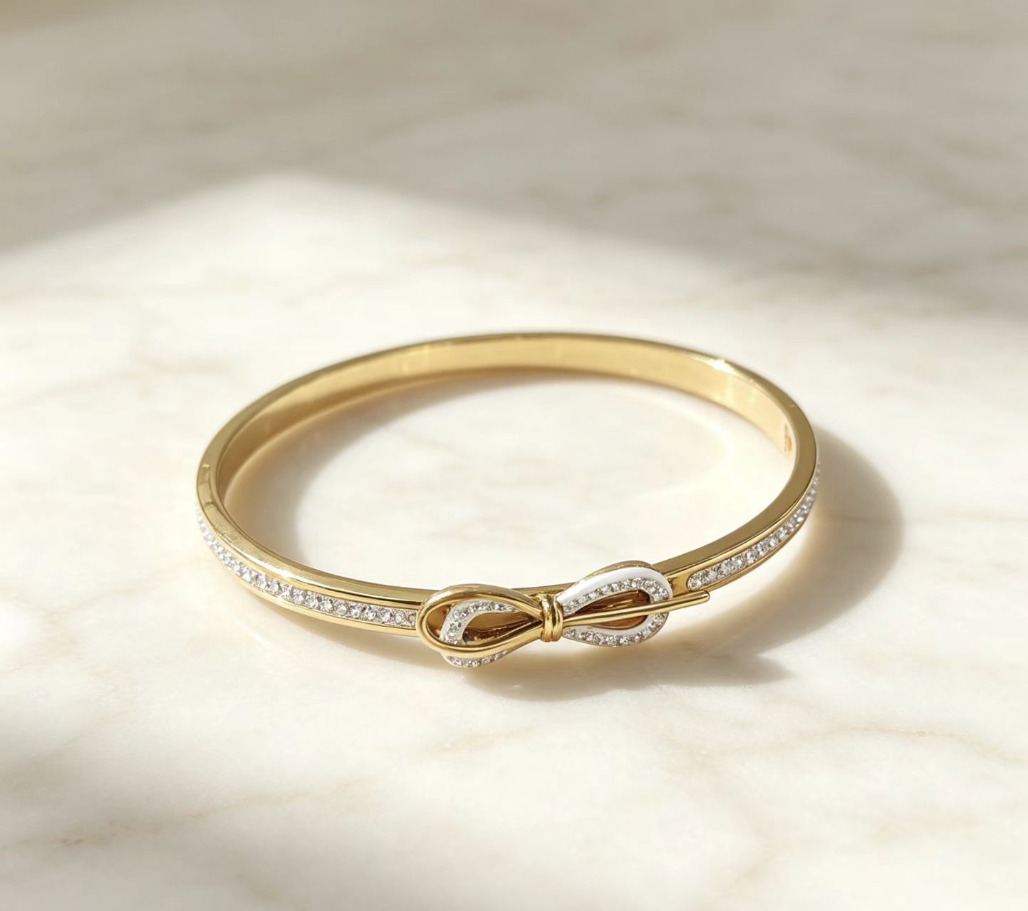 Fashion Titanium Steel Bowknot Bracelet For Women
