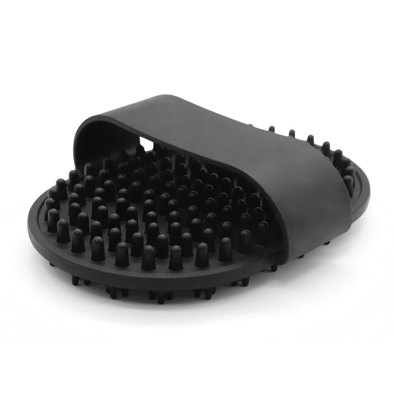 Pet Silicone Bath Brush Specialized Cleaning Tool For Cats And Dogs