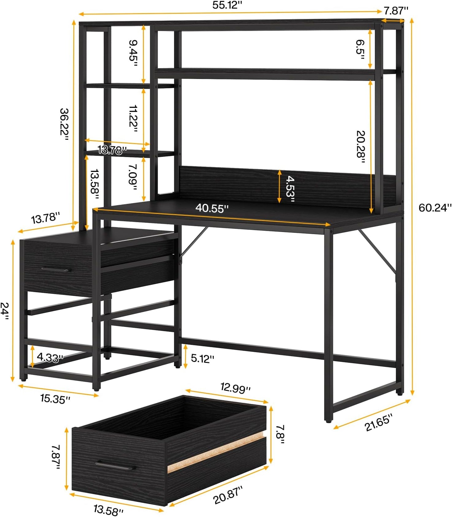 Office Table,Tall Writing Table,Computer Desk