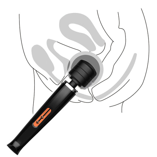 Body Wand Vibrating Massager USB Rechargeable 10 Modes Speed Pleasure Stick