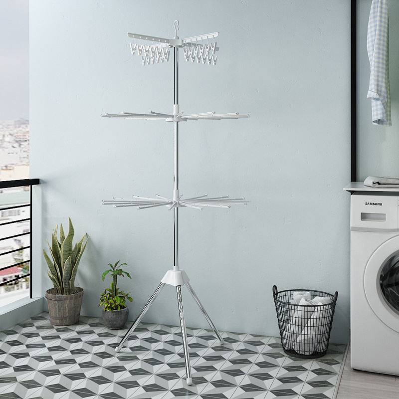 Mobile Split Plastic Clip Drying Rack