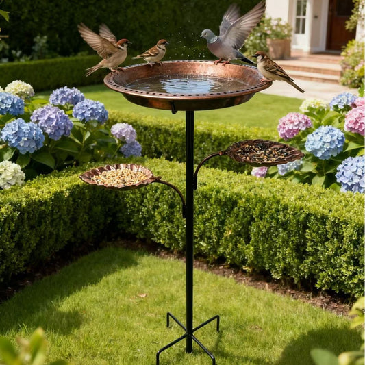 Outdoor Home Decor Ornaments Garden Courtyard Ground-Insert Bird Feeder