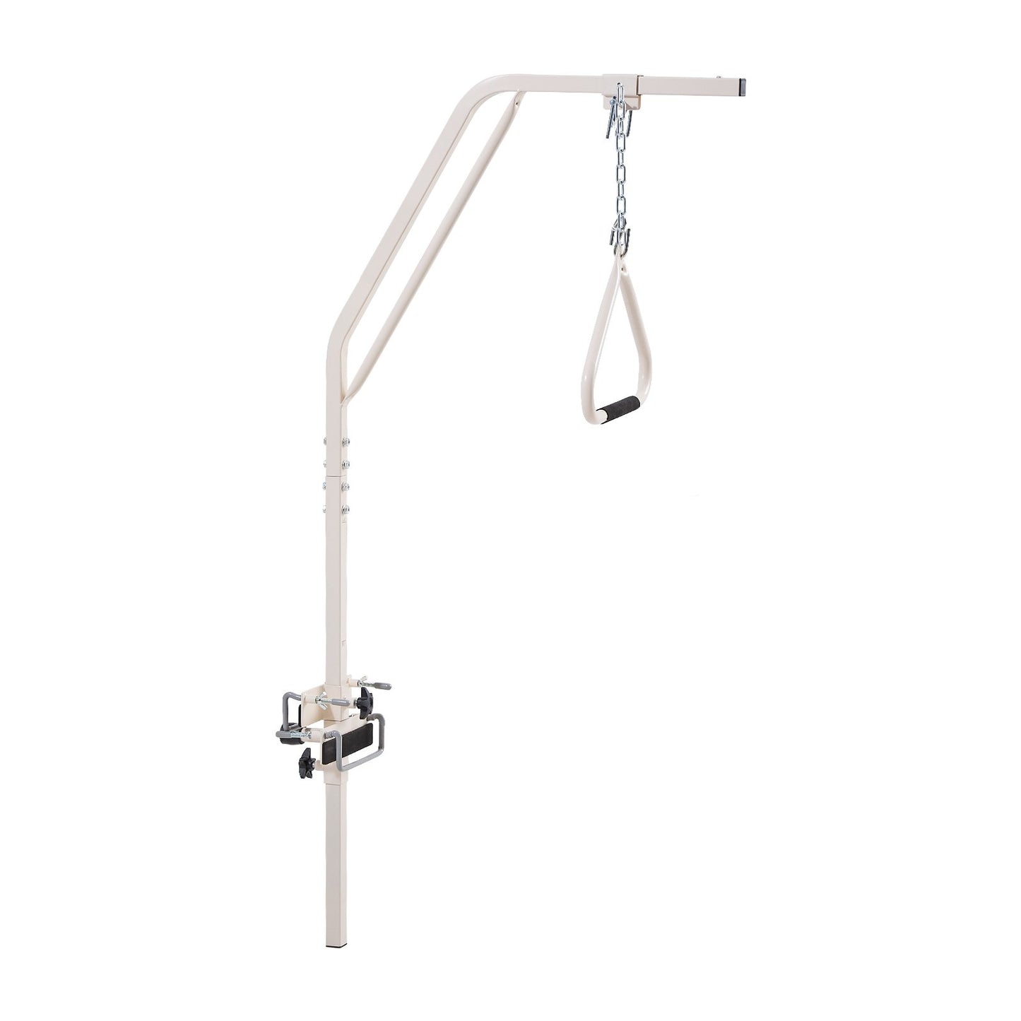 Trapeze Bar For Bed Mobility, Medical Bed Trapeze With Clamps & Metal Chain, 250LBS Weight Capacity Bed Pull Up Assist For Elderly & Disabled, Ideal For Home Care, Hospitals, Nursing Homes