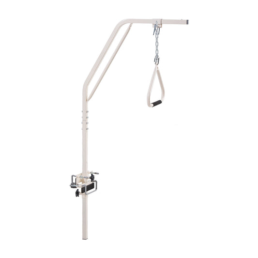 Trapeze Bar For Bed Mobility, Medical Bed Trapeze With Clamps & Metal Chain, 250LBS Weight Capacity Bed Pull Up Assist For Elderly & Disabled, Ideal For Home Care, Hospitals, Nursing Homes