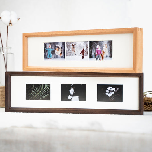 Retro-style Solid Wood Photo Frame For Home Use