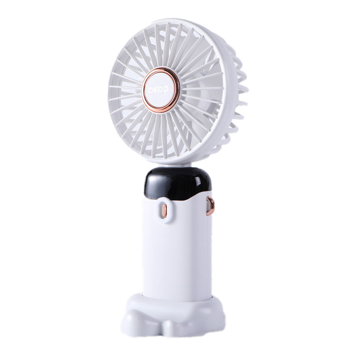 KP-F02 Hot-Selling Mini Handheld Fan Portable Creative Desktop Design With Digital Battery Display Ideal For Summer Outdoor Use New Model In Stock