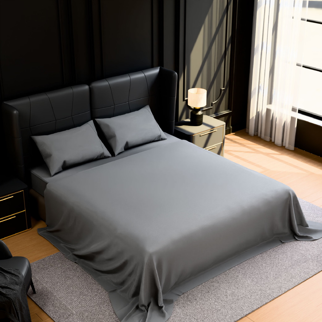 Bedding Full Bed Sheets Set - 4 Piece Bedding - Brushed Microfiber - Shrinkage And Fade Resistant - Easy Care -Full, Grey