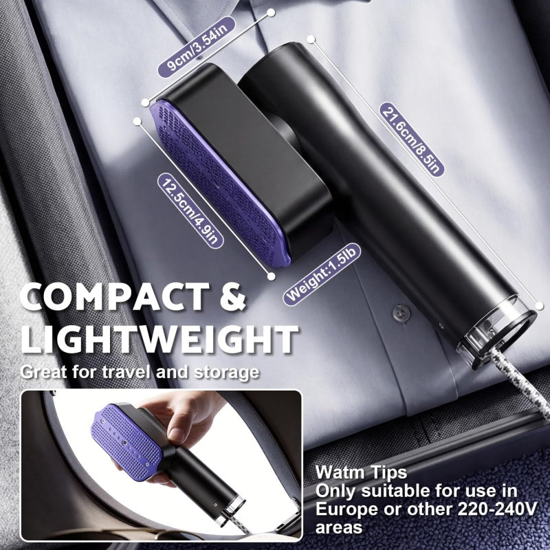 Portable Clothes Steamer, Handheld Clothes Steamer For Home Or Travel