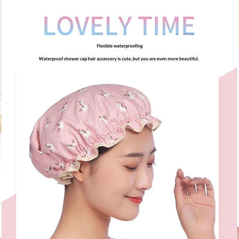 Kitchen Anti-Oil-Splatter Womens Household Bath Cap