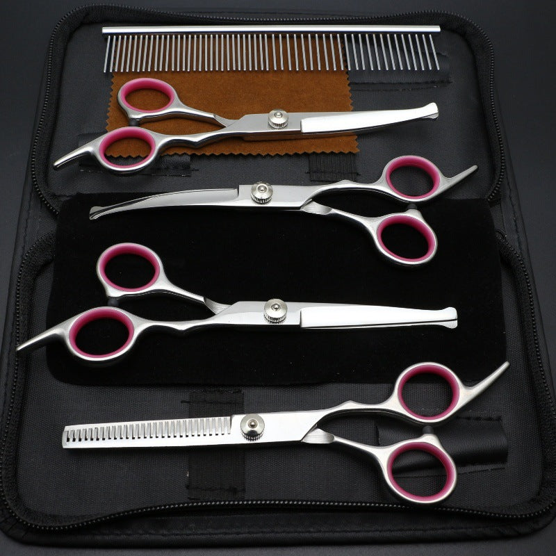Haircutting Scissors, Comb, And Beauty Shears Set Hairdressing Tool