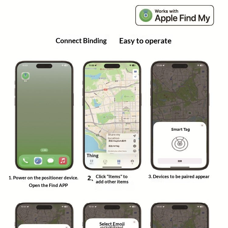 Compatible With Find My Anti-loss Devices, Global Positioning AirTag Anti-loss Tracker