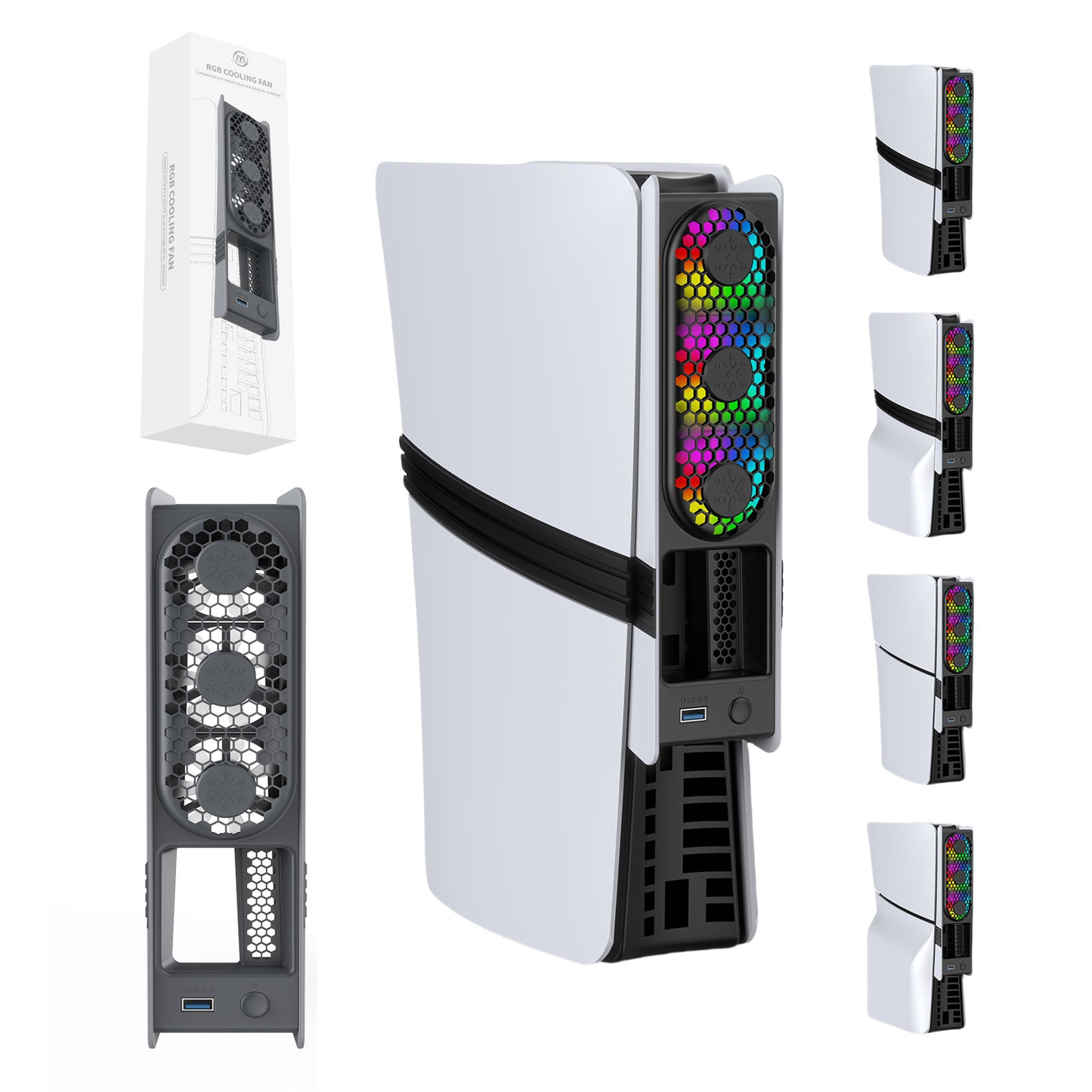 Host Universal Cooling Fan Intelligent Temperature Control Rear