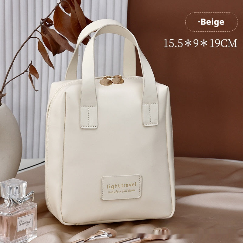 Korean-style Portable Waterproof Wash Bag With Dry-wet Separation And A Matte Finish For Bathing And Swimming