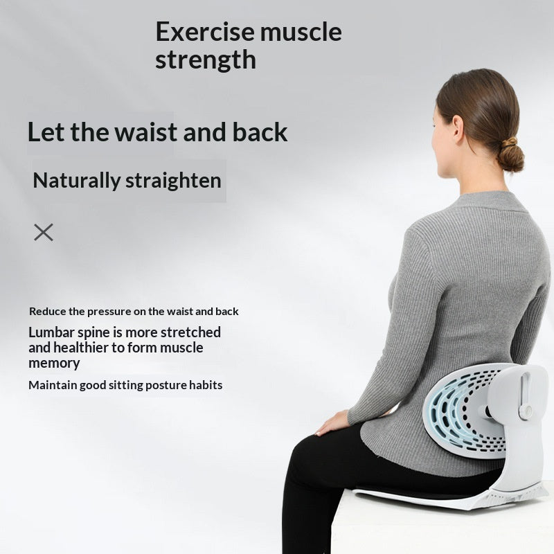Lumbar Support Seat Chair Waist Rest Foldable Lumbar Cushion Office Backrest Chair Pad