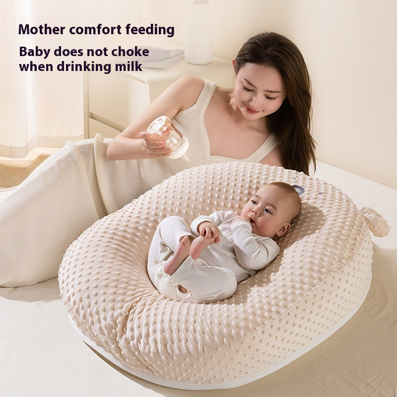 Baby Milk Spilt Prevent Slope Lying Sleep Ramp Mat Newborn Feeding Artifact Nursing Pillow