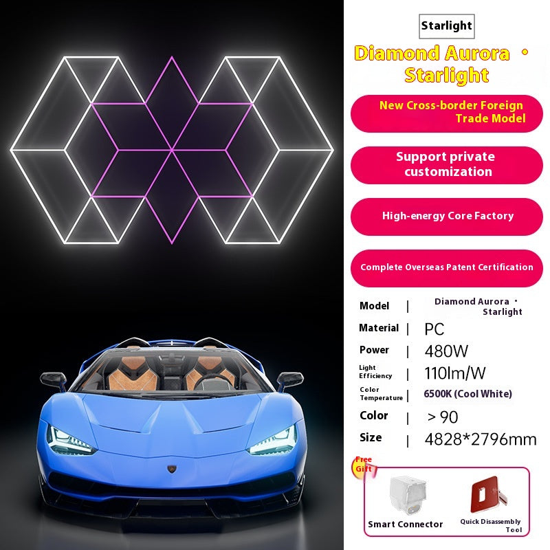 Honeycomb Car Beauty Led Station Light
