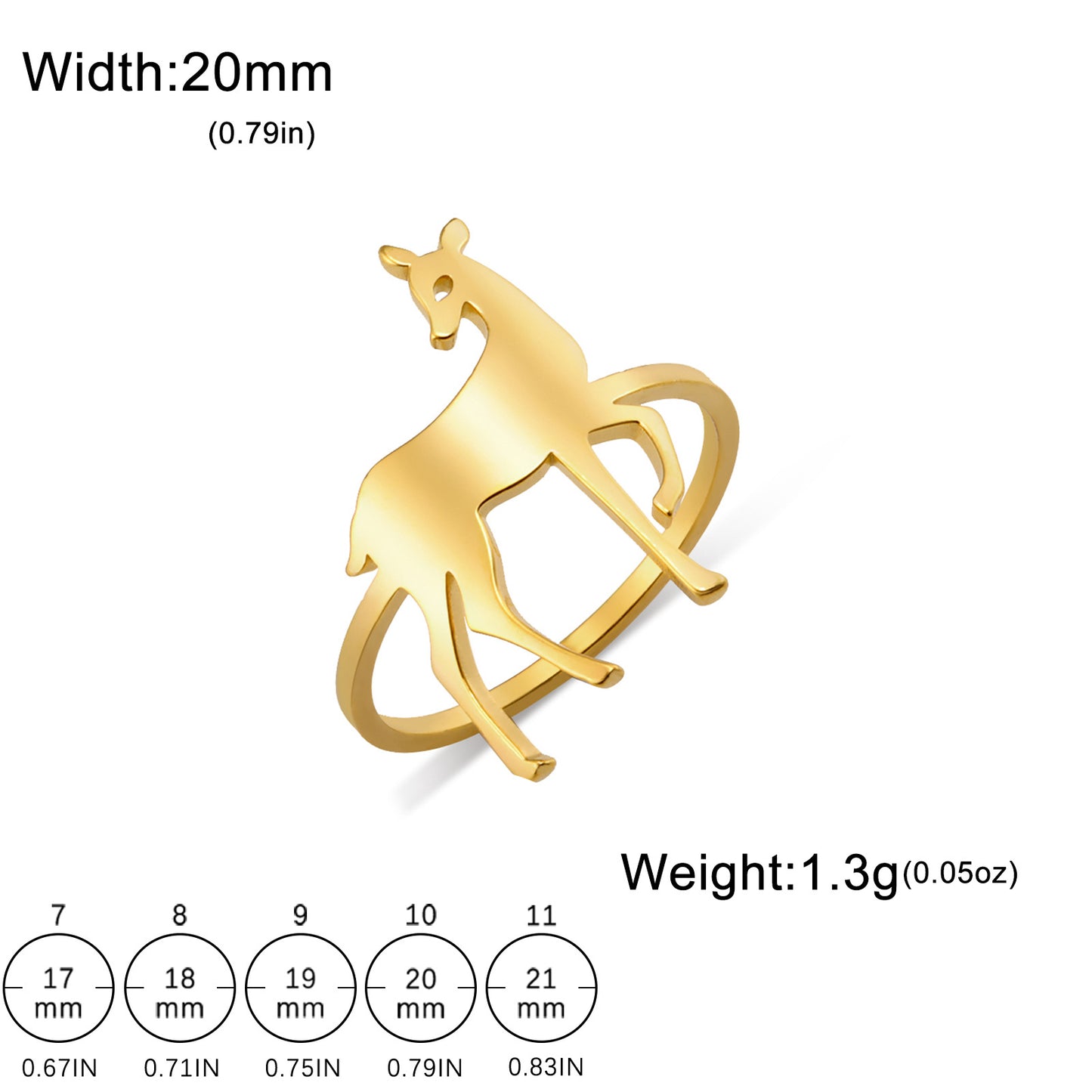 Korean-style Electroplated Stainless Steel Ring Titanium Steel Jewelry