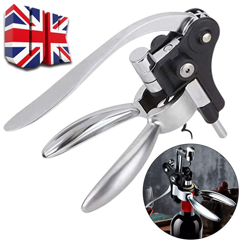Professional Deluxe Lever Action Wine Bottle Rabbit Corkscrew Gift Bunny Opener