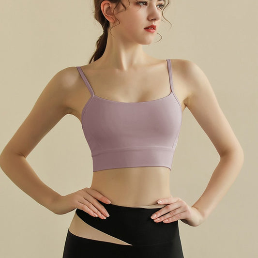 Women's Sports Underwear Push Up Spaghetti Strap Beauty Back Fitness
