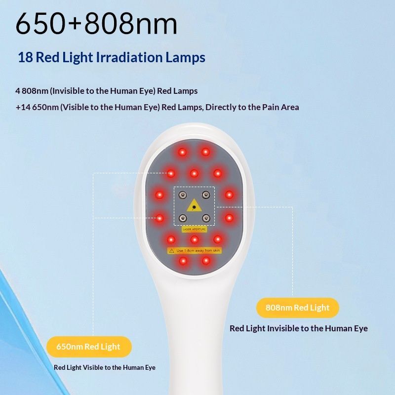 Handheld Portable Pet Style Red Light Therapy Device Auxiliary Infrared Physiotherapy Unit