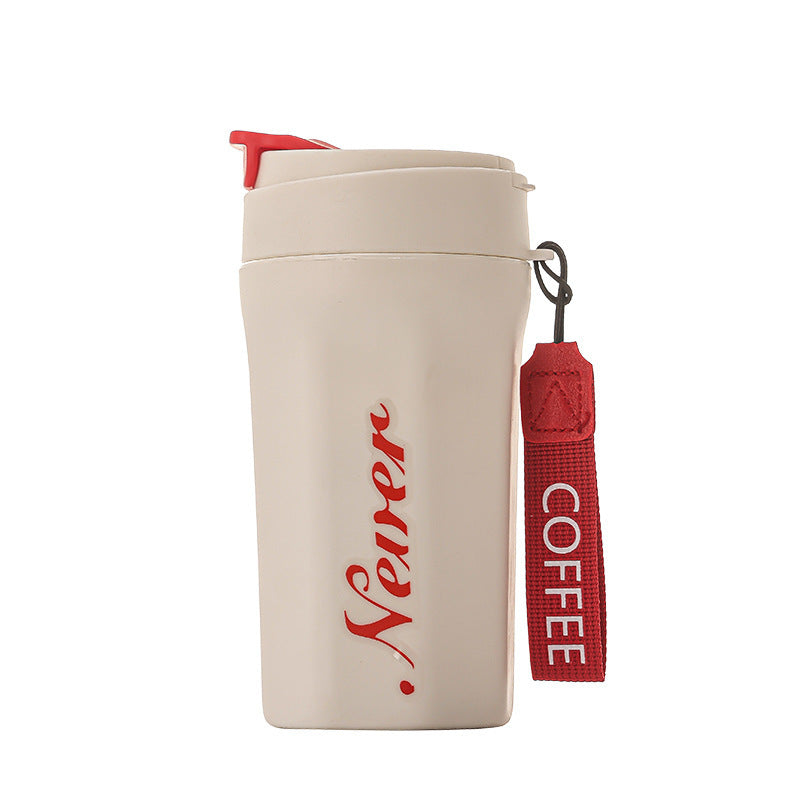 Double-Walled Portable Glass Coffee Mug For Home Use