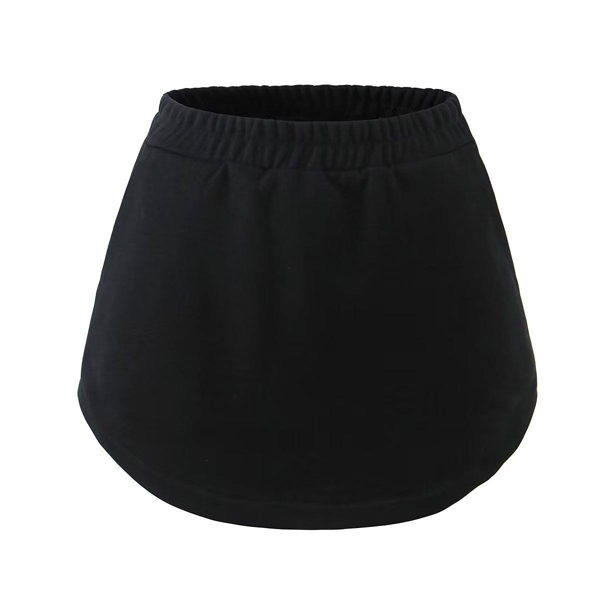 Brushed Yoga Casual Sweater Skirt
