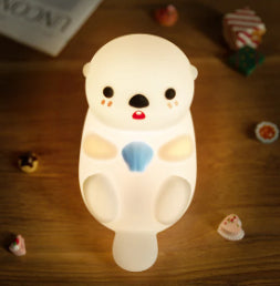 Silicone USB Charging Atmosphere Bedside Lamp Creative Gift Decoration