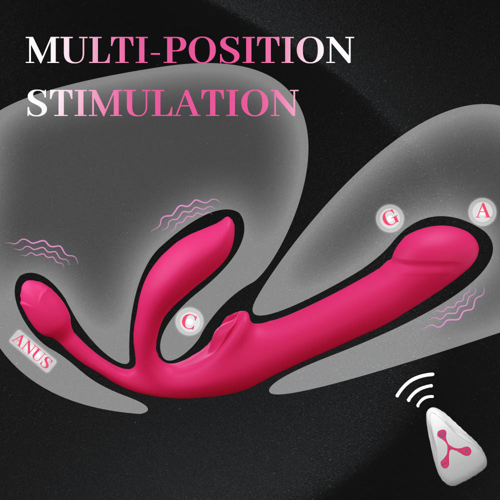 Wireless Remote-Controlled Telescopic Electric Massage Toy