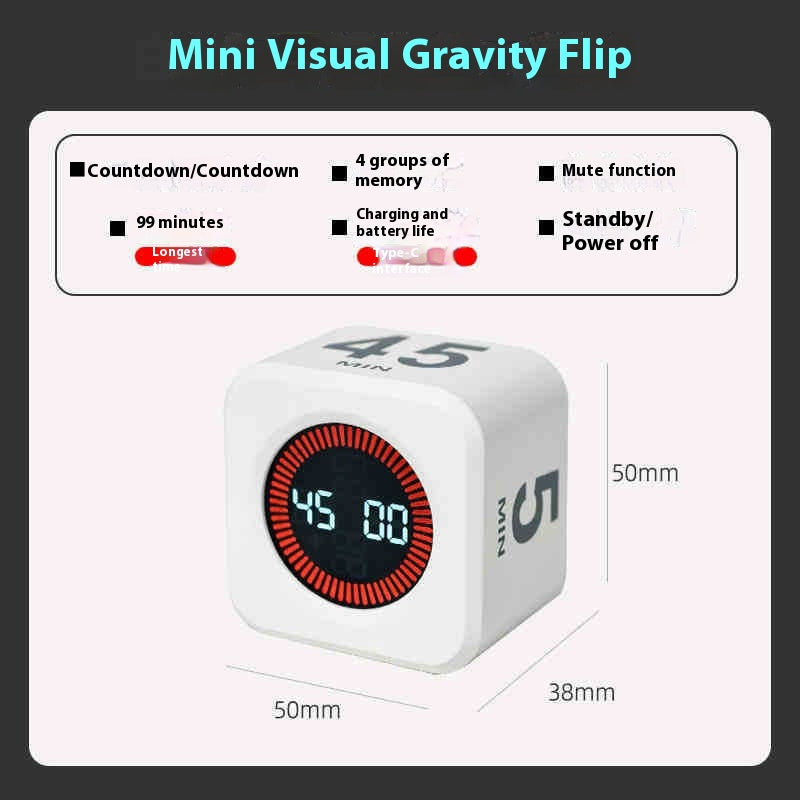 Visual Timer Charging Mute Customizable