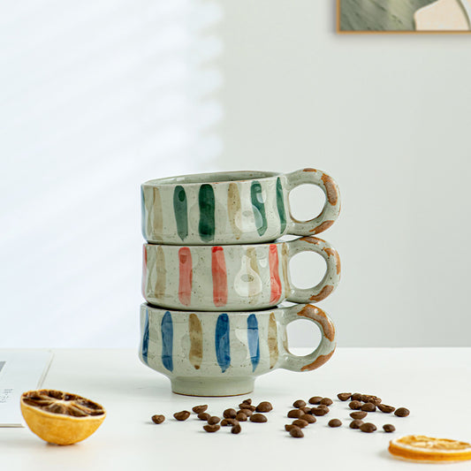 Hand-painted Ceramic Cup For Home And Office
