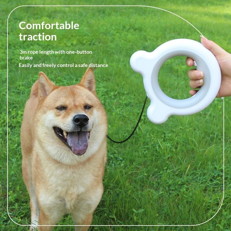 New Pet Leash Outdoor Plastic Gray