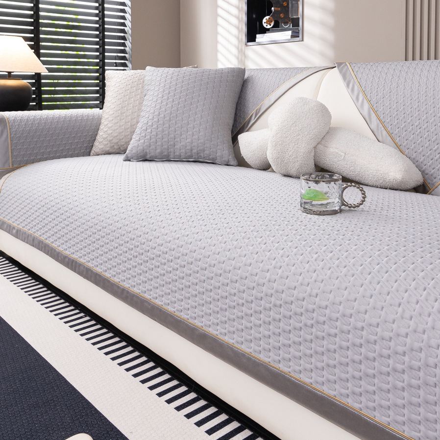 Cool Mung Bean Beads Cooling Silk Sofa Mat Ice Silk Cool-feel