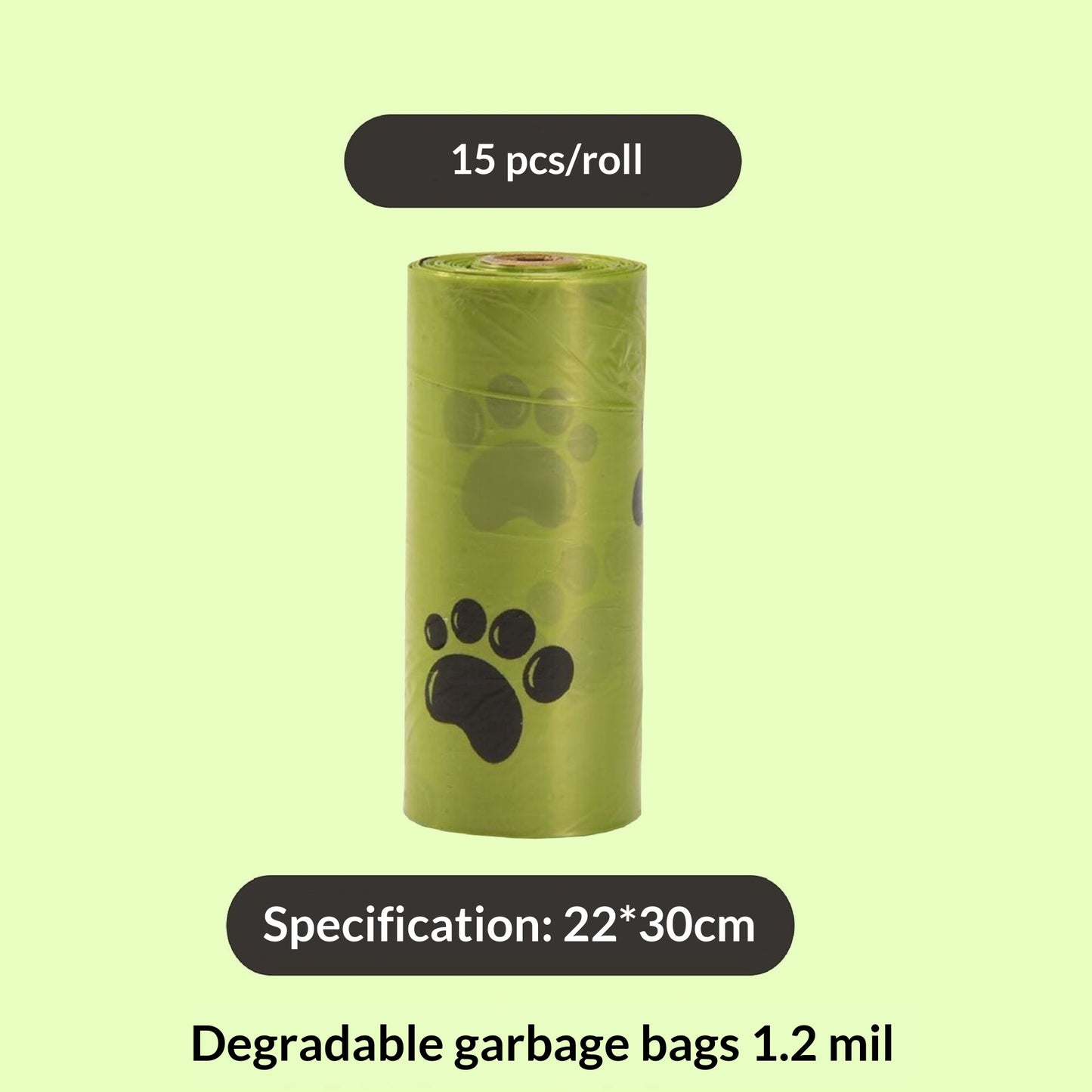 Thickened Biodegradable Pet Waste Bags