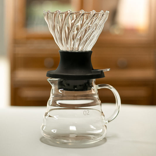 Glass Smart Cup Hand Drip Coffee Filter Set