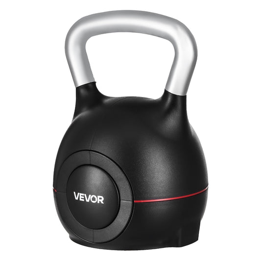 Kettlebell, Adjustable Kettlebell With 7 Weight Levels (5, 11.5, 18, 24.5, 31, 37.5, 44 Lbs), Die-Cast Aluminum And ABS Material, For Grip Strength Training, Full-body Workout & Cross-Training