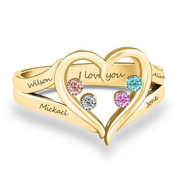 Cross Border Fashion Love Ring From Europe And America