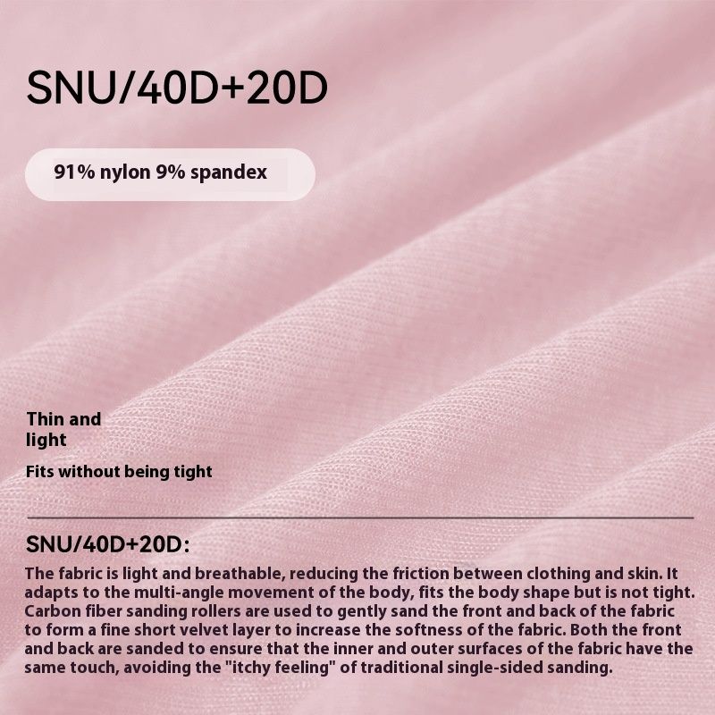 Nude Feel High Elastic Long Sleeve Yoga Wear Top Slim Fit Slim And Sexy Big Neckline