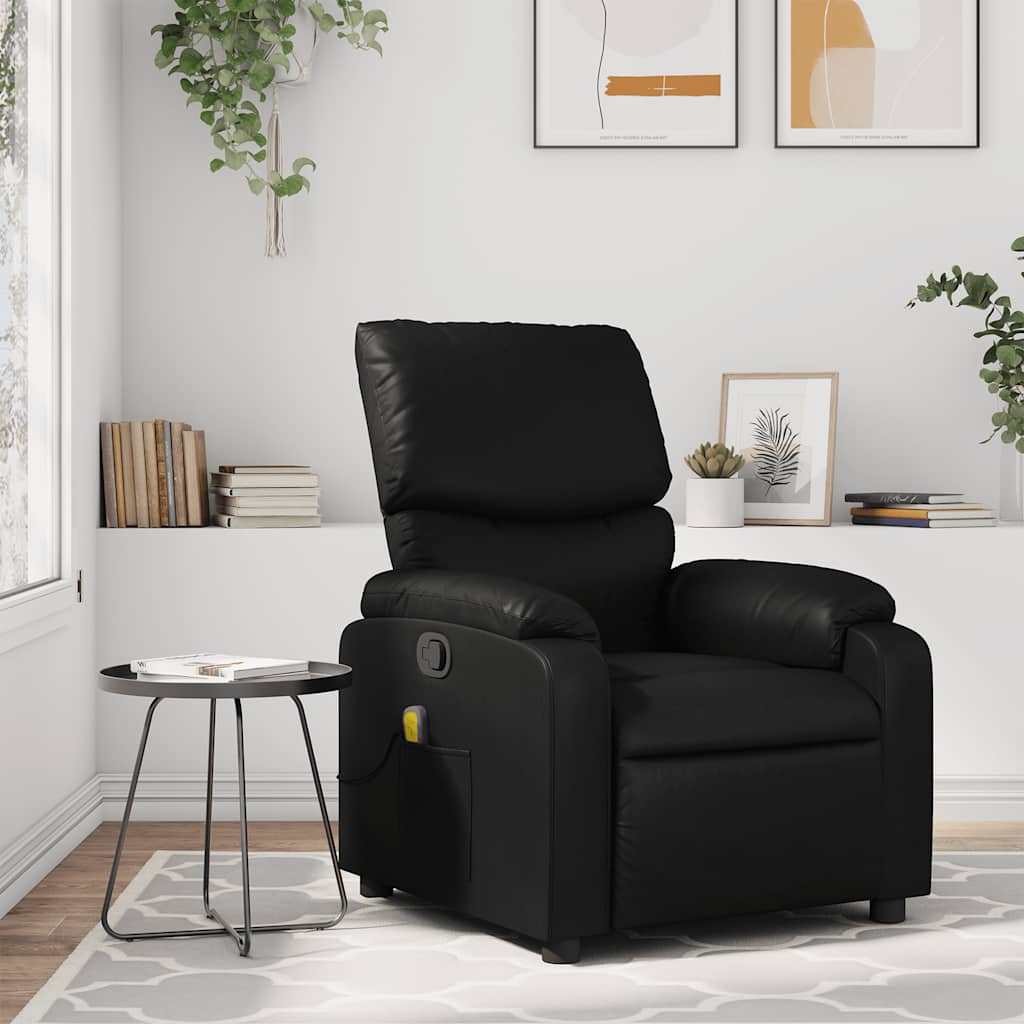 Massage Recliner Chair, Faux Leather