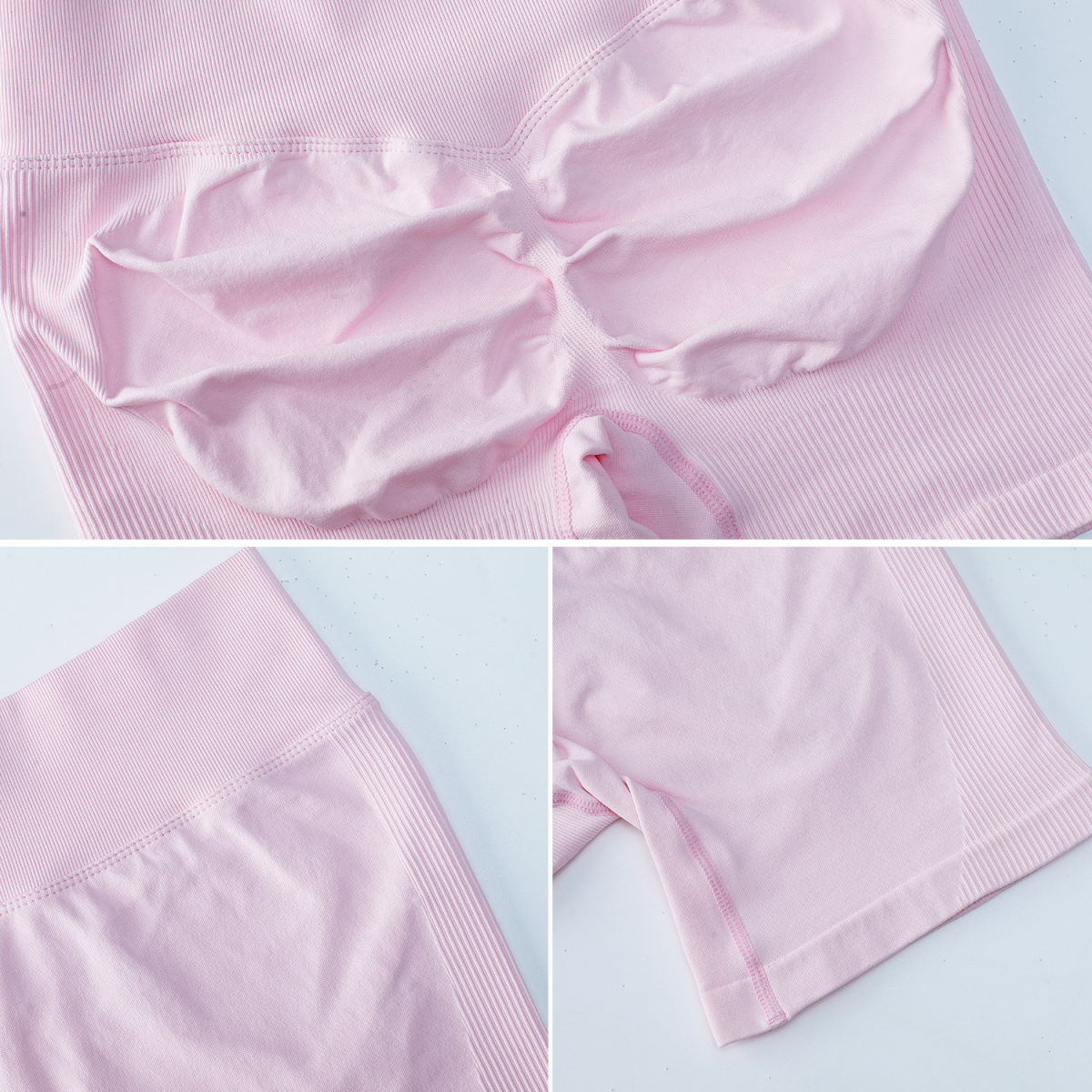 Quick-drying Seamless Yoga Shorts High Waist Hip Lift Three-point Sports Shorts